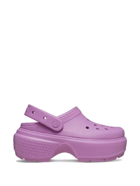 Sandale Crocs cu platformă violet