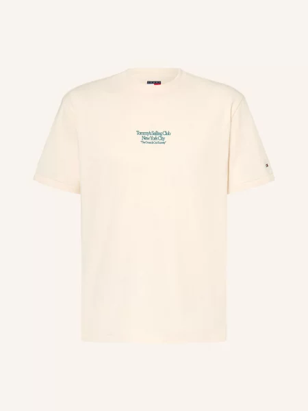 Tommy Jeans Tričko krémová