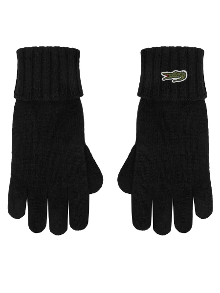 Рукавички Lacoste чорний