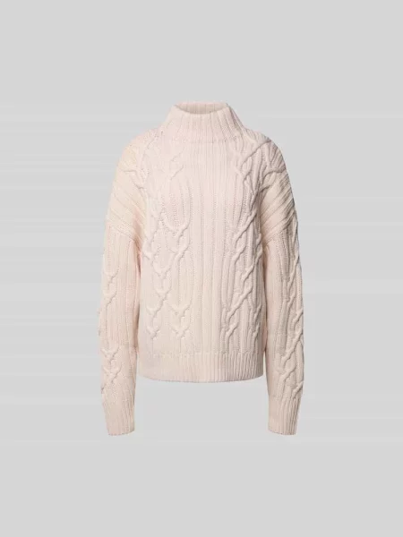 Sweter z prążkowanym ściągaczem Iro beżowy