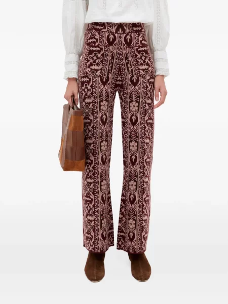 Pantaloni Rixo cu imagine roșu