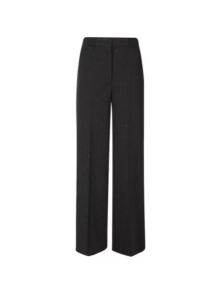 Pantaloni Ermanno Firenze cu paiete gri