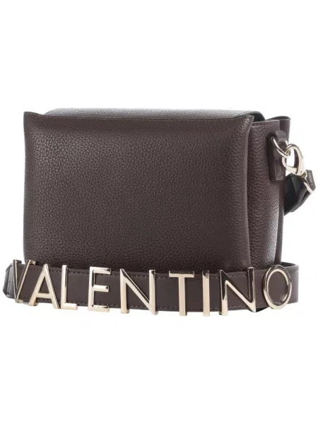Crossbody kabelka Valentino Bags z ekologickej kože hnedá