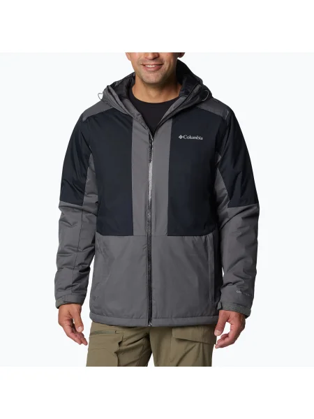 Geacă izolată pentru bărbați Columbia Point Park II Insulated city grey/black negru