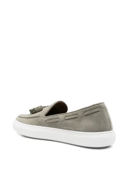 Pantofi loafer Fratelli Rossetti din piele verde
