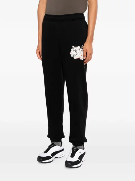 Pantaloni Melt cu dungi de tigru alergare negru