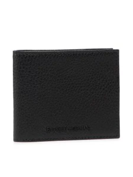 Maža Vyriška Piniginė Emporio Armani Black juoda
