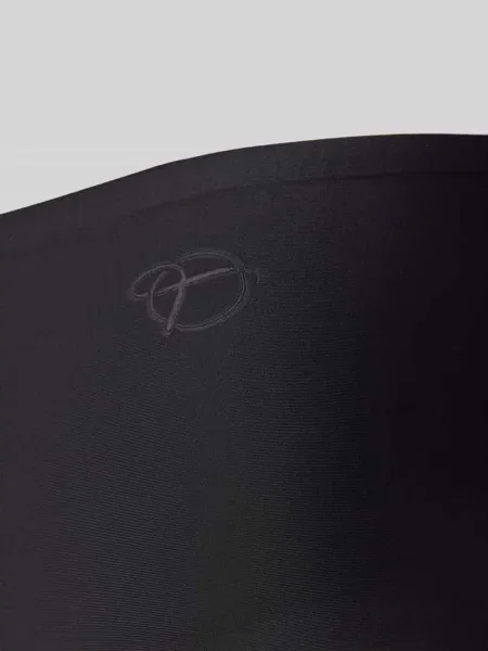 Slipy z detalem z logo Triumph czarne