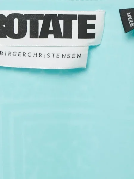 Spódnica Rotate Birger Christensen żakardowa kopertowa niebieska