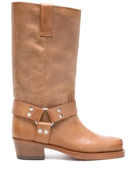 Botine Paris Texas din piele maro