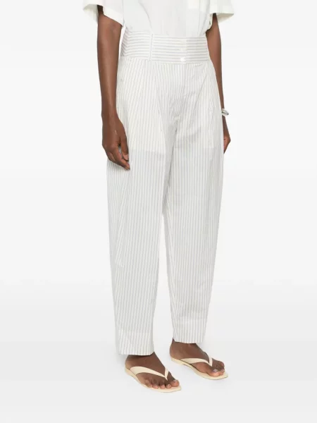 Pantaloni Toteme cu dungi