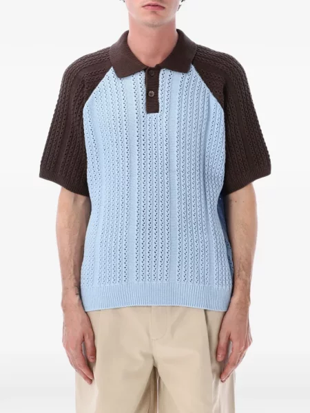 Tricou polo Obey albastru