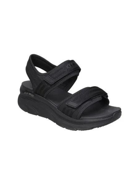 Dámske sandále SKECHERS D'Lux Walker Adored Days black čierna