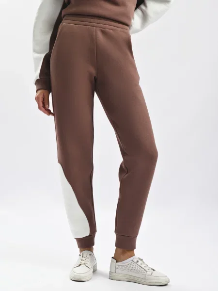 Штани спортивні Elegante EL мокко бавовна/еластан