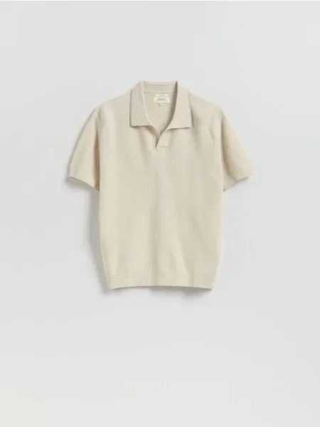 Reserved MEN`S POLO crem