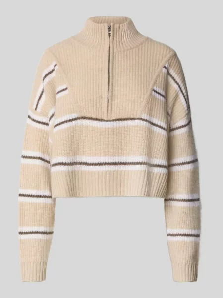 Sweter krótki z dzianiny z czystego kaszmiru Staud