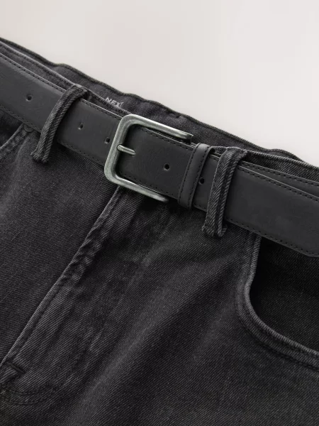 Next Jeans denim negru