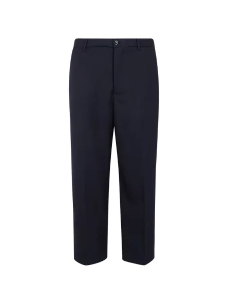 Pantaloni Nine In The Morning de lână albastru