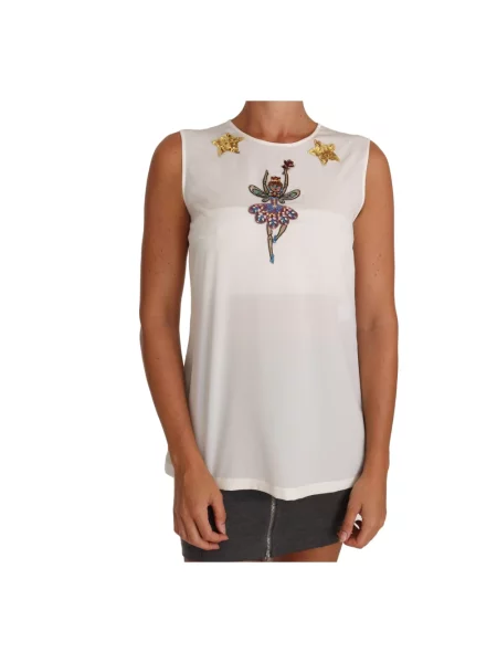 Top Dolce And Gabbana biały