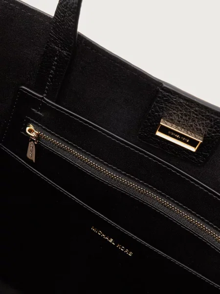 Кожаная сумка шоппер Michael Michael Kors