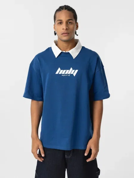 Dandalo Tricou Aymen indigo alb