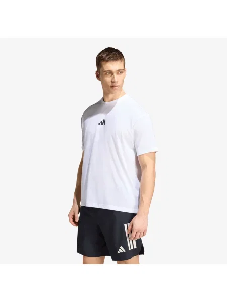 Tricou adidas Running State Of Mind Graphic T-Shirt White/ Black M alb