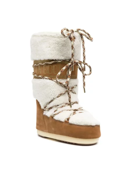 Śniegowce Moon Boot brązowe