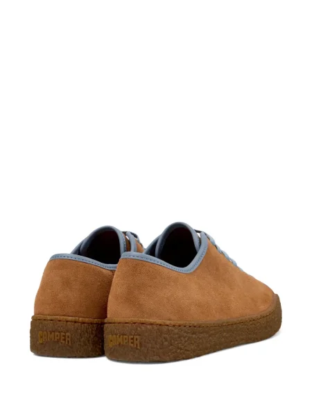 Sneakerși Camper din piele de căprioară maro