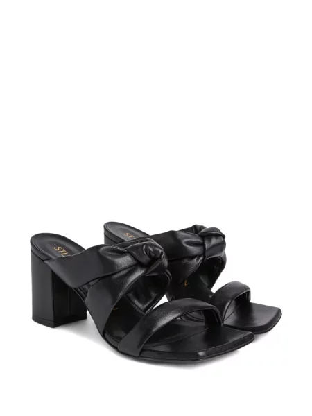 Papuci tip mules Stuart Weitzman negru