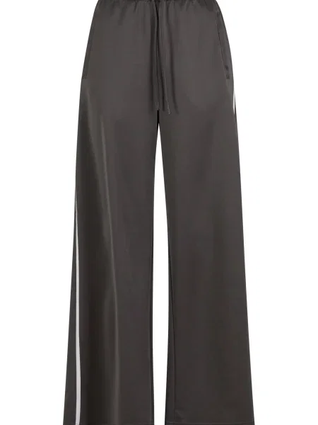 Urban Classics Pantaloni gri închis alb