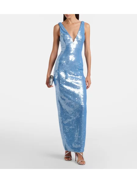 Rochie midi Rachel Gilbert albastru