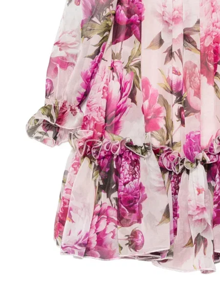 Sukienka dziecięca Dolce And Gabbana różowa