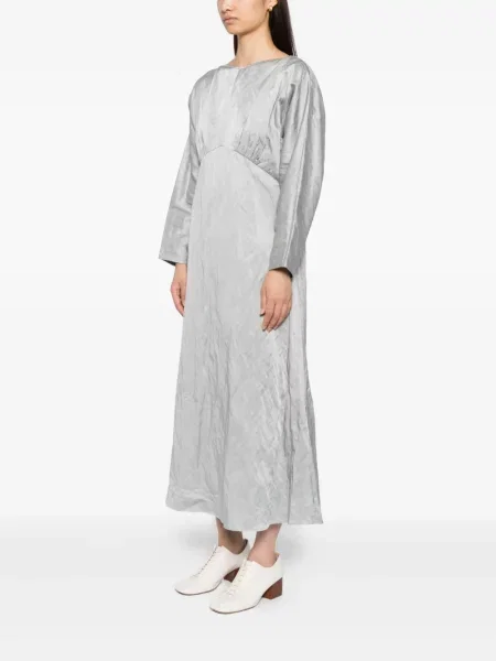 Rochie Yeareast cu decolteu barcă de costum gri