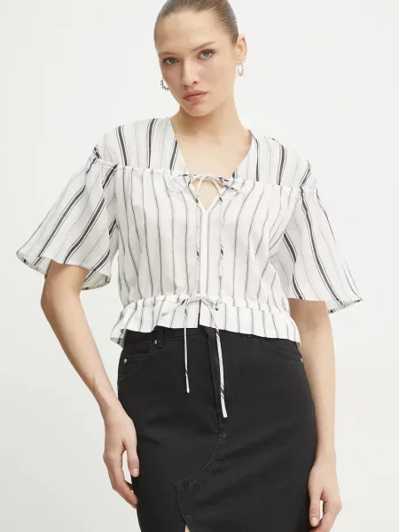 Bluza Pinko za žene s uzorkom bijela