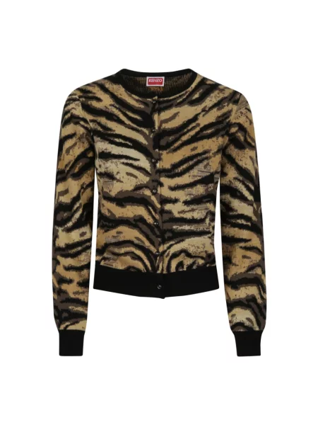 Kardigan Kenzo w tygrysie prążki