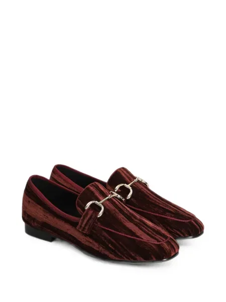 Pantofi loafer Bibi Lou de catifea roșu