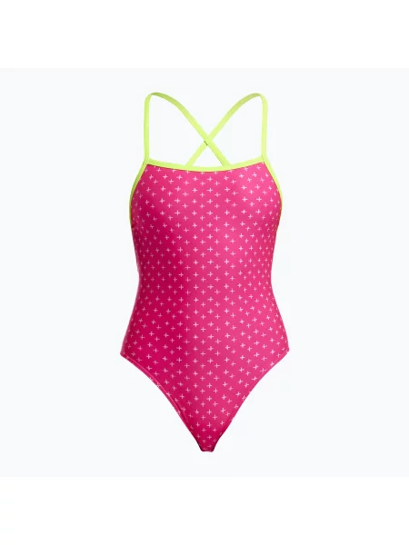Costum de baie întreg pentru femei Funkita Strapped In One Piece pink proton roz