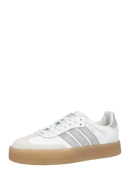 Sneakers adidas Sambae W Crystal White/ Silver Metallic/ EUR 35 fehér