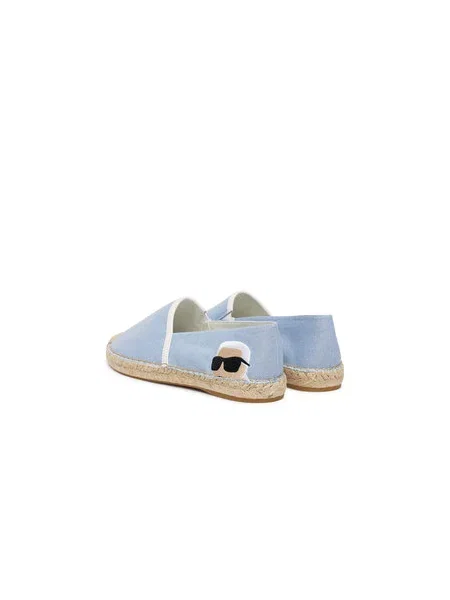 Espadrilky KARL LAGERFELD Kamini modrá