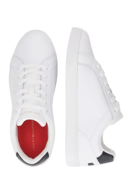 TOMMY HILFIGER Nízke tenisky ESSENTIAL zlatá / čierna biela