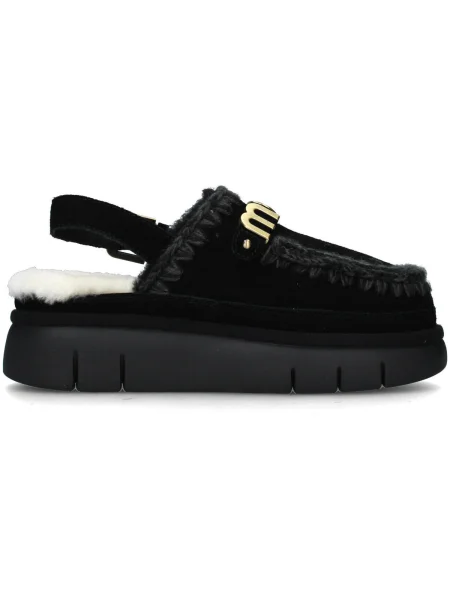 Pantofi Mou din piele negru