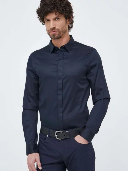 ARMANI EXCHANGE Ing tengerészkék kék