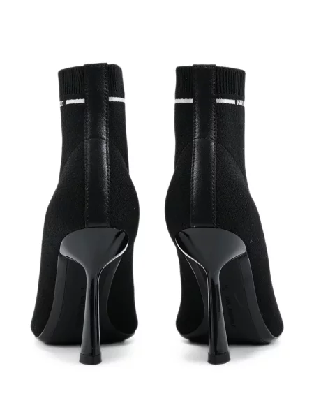 Botine Karl Lagerfeld cu funde negru
