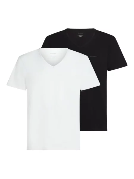 Tricou Karl Lagerfeld cu imagine negru