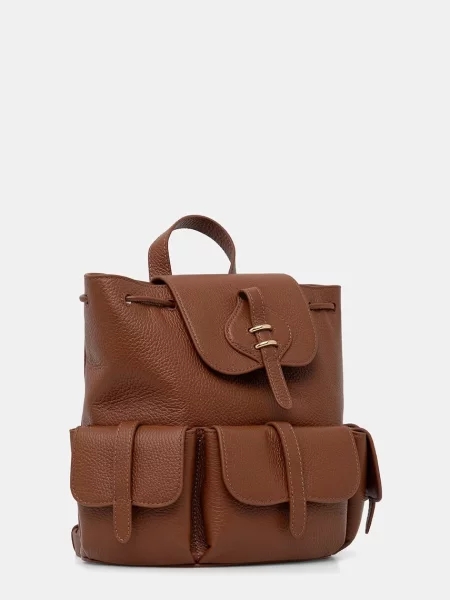 Rucsac Coccinelle din piele maro