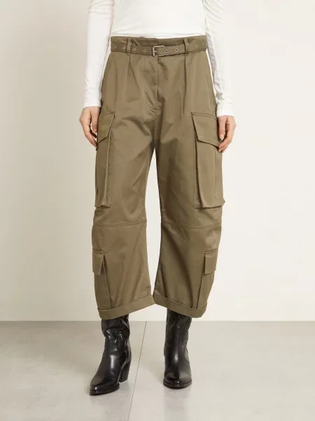 Acne Studios Spodnie Cargo gruen khaki