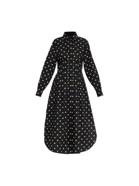 Sukienka Moschino w grochy czarna