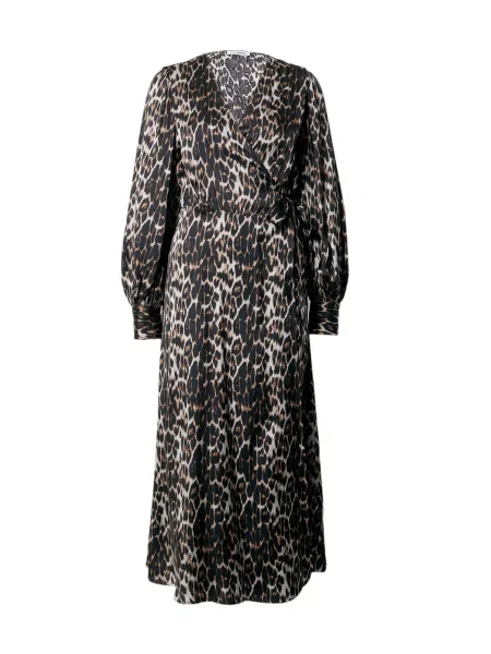 Co'couture Rochie maro mokka / negru / coajă de ou alb