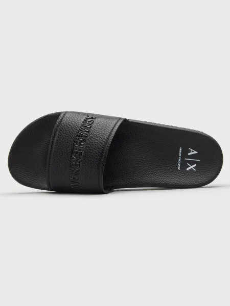 Шлепанцы Armani Exchange черные
