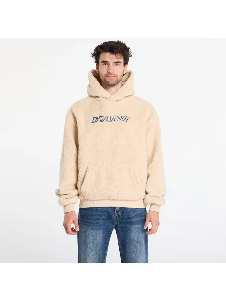 Φούτερ Karl Kani Silver Teddy Hoodie Beige S μπεζ